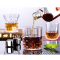 Wholesale creative custom embossed clear water glass cup